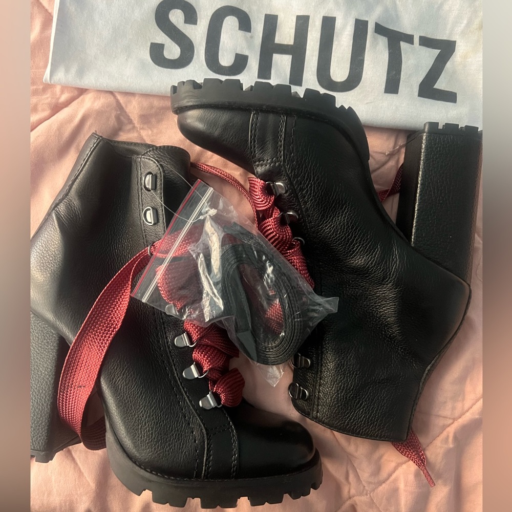 Schutz Zara Bootie in black. Brand new. Size 8